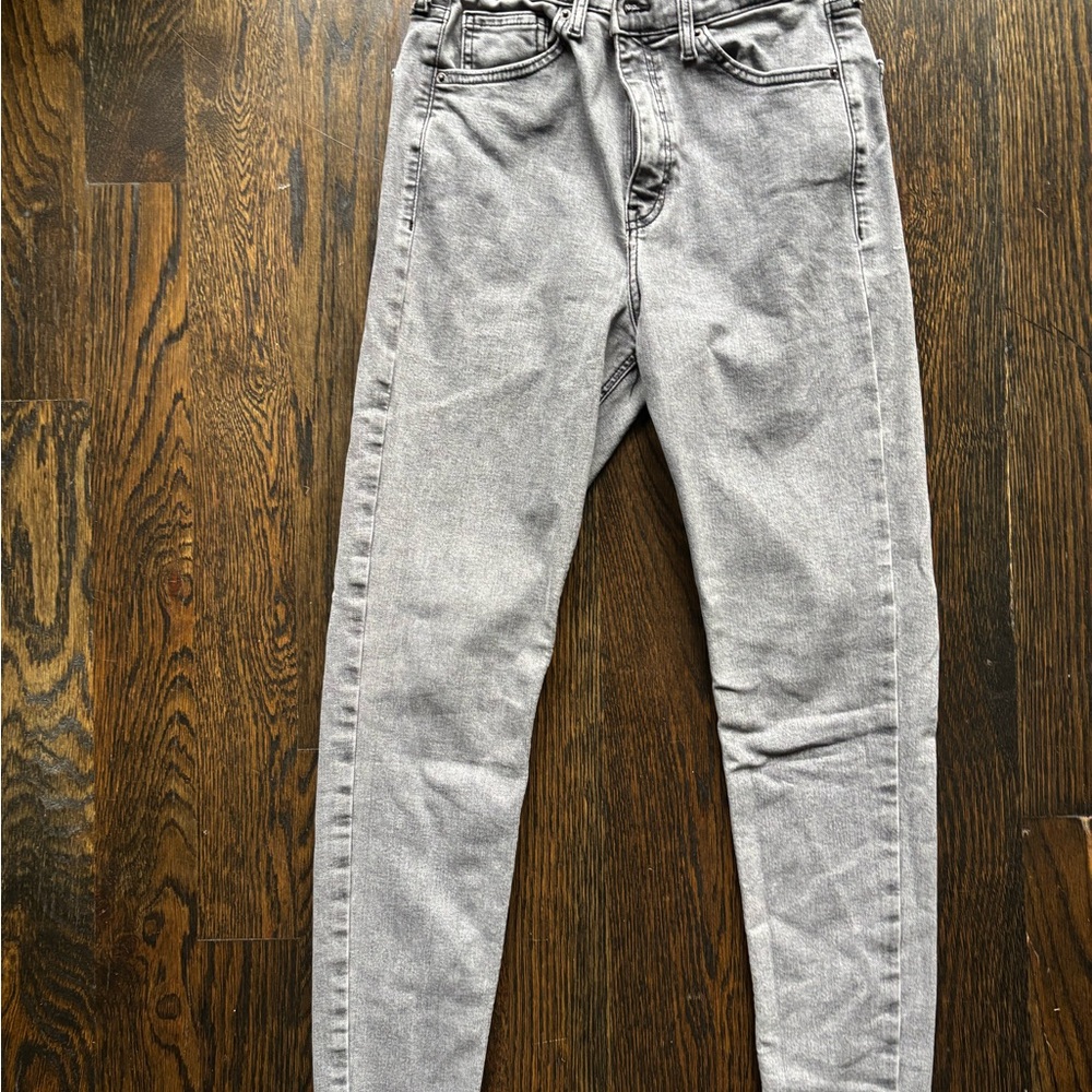 Topshop Charcoal Denim Jeans